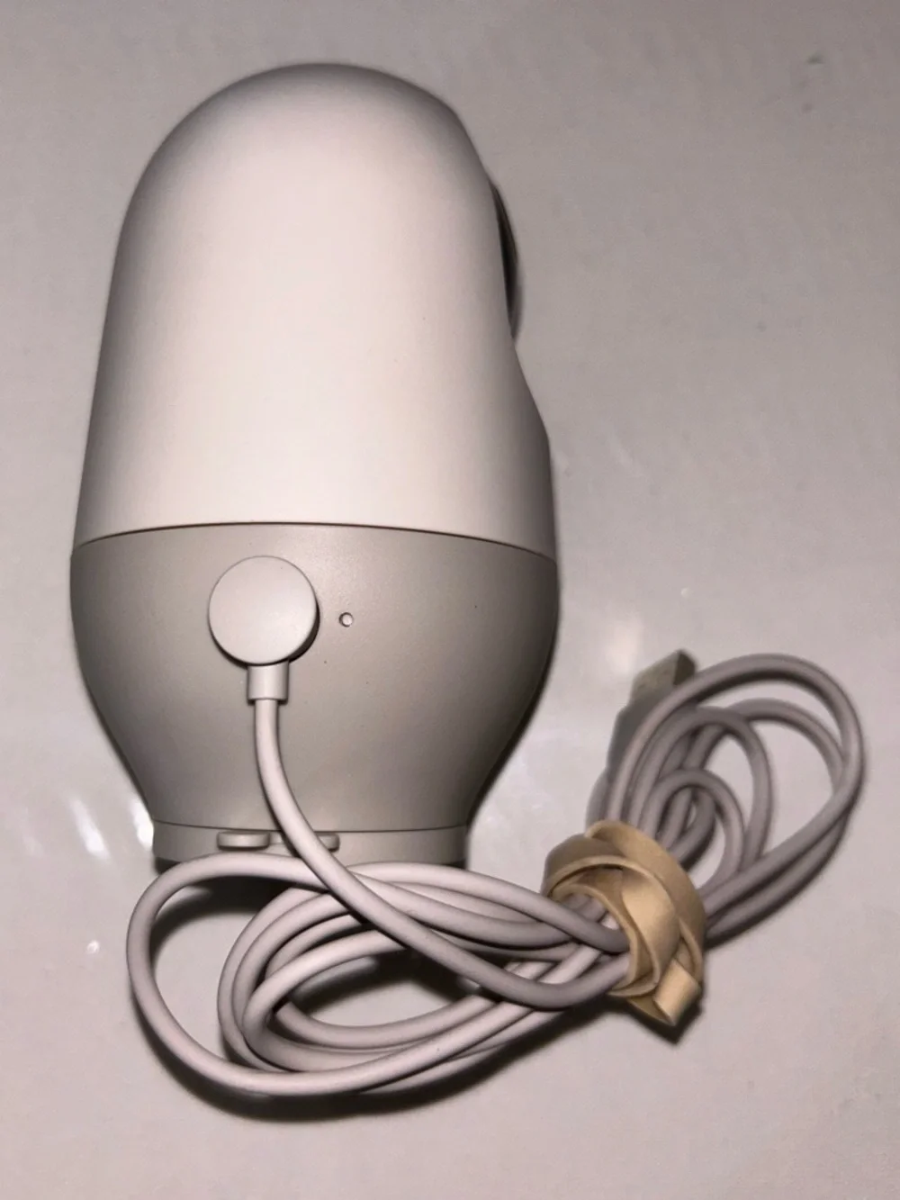 Nooie Cam 360 Compact White 1080p Indoor Home Security Camera with USB Cable